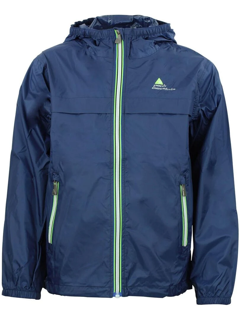 Coupe vent garçon ECARNEW PEAK MOUNTAIN Bleu marine