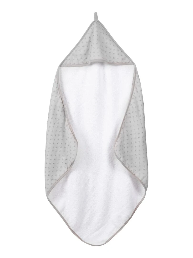 Cape de Bain Bébé "Lil Planet" 100% Coton bio OEKOTEX 'ROBA' Gris