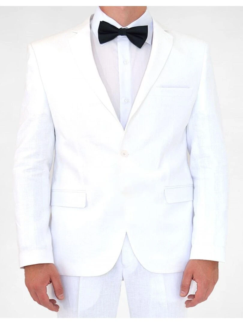 Costume en lin Kebello   Blanc Blanc