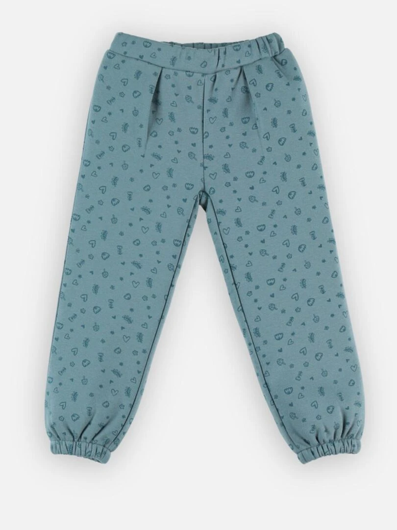 Jogging sweatoloudoux imprimé fleuri  canard   Noukie's   Bleu