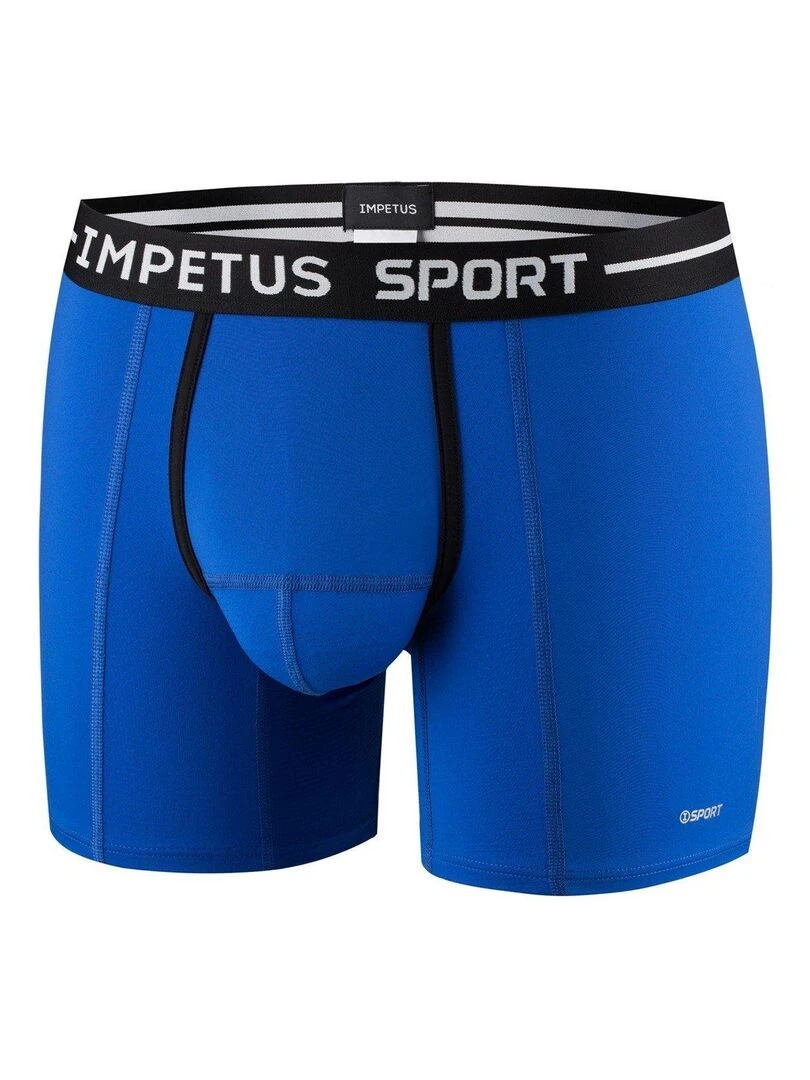 Boxer sport anti transpiration Ergonomic   Bleu