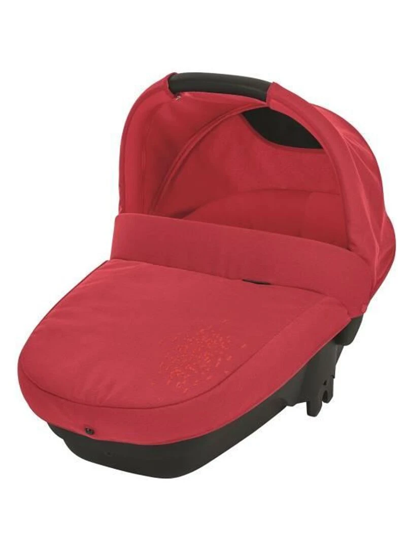 Nacelle BEBE CONFORT Amber Plus Groupe 0 Utilisable en voiture Confortable Vivid Red Rouge coquelicot