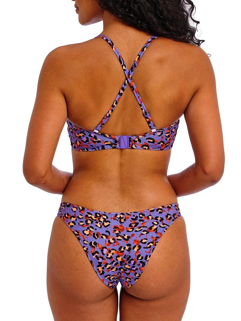 Bas de maillot de bain échancré Santiago Nights   Bleu