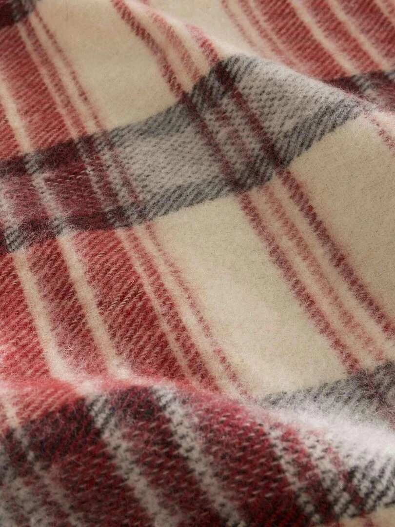 Couverture esprit montagne   Rose clair