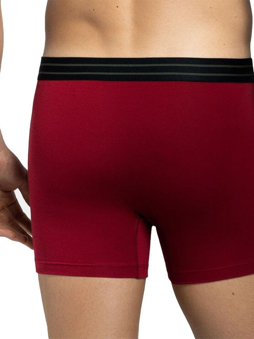 Pack de 2 boxers Majestic en coton   Rouge