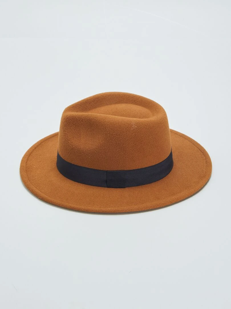 Chapeau feutre   Marron