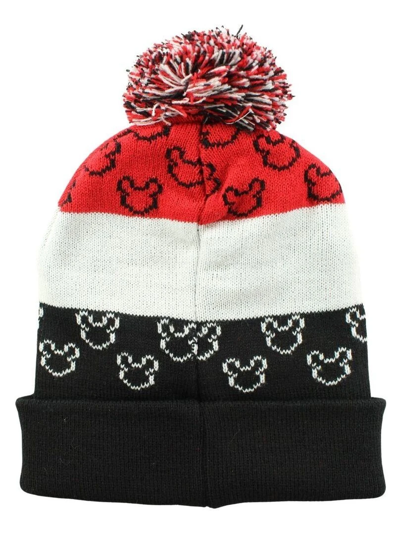 Disney Bonnet gant snood garçon Imprimé Mickey Rouge