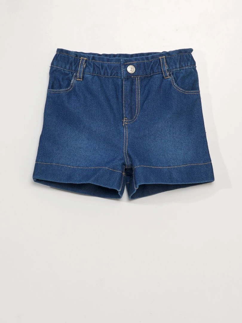 Short en denim   So Easy   Bleu brut