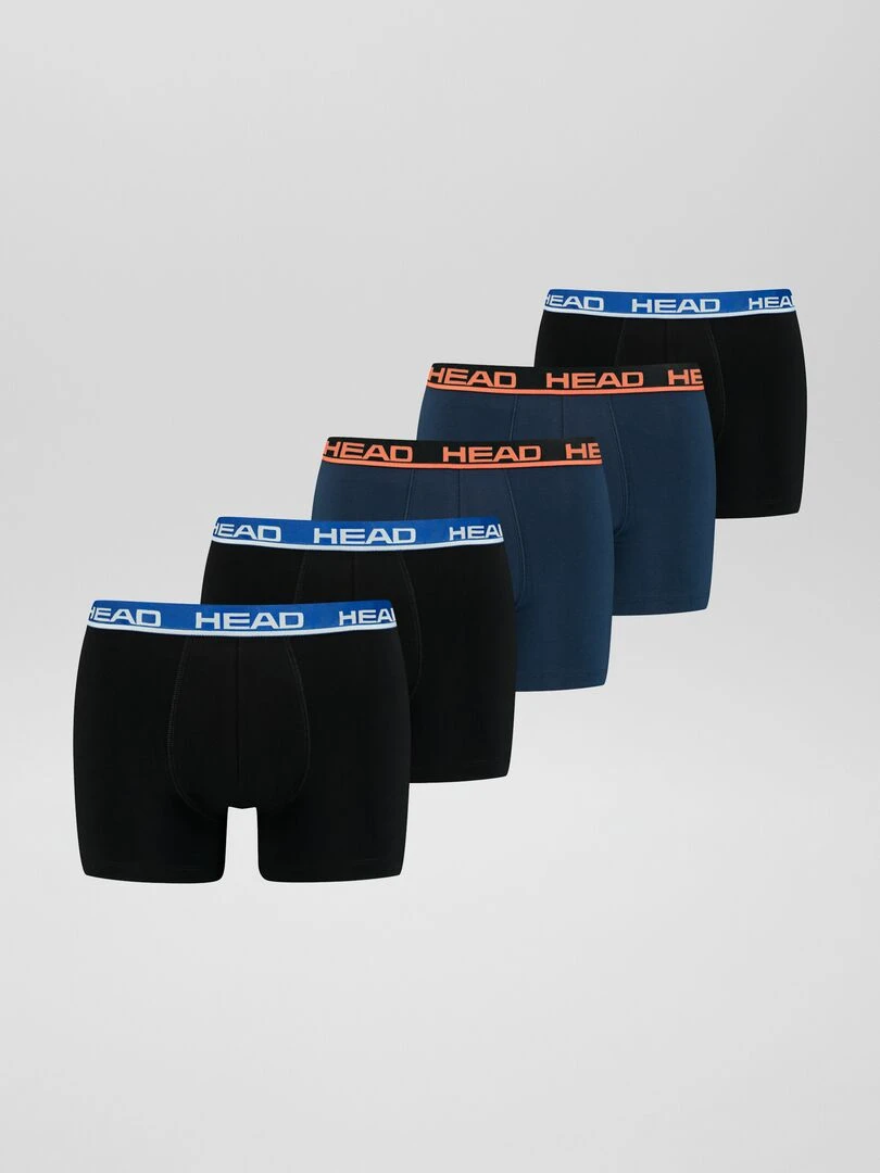 Lot de 5 boxers 'Puma' Noir/marine