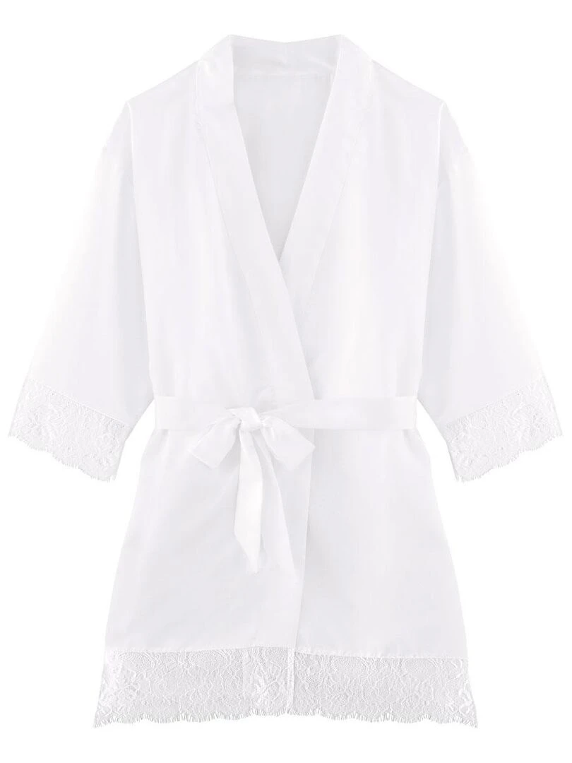 Kimono DALLAS Pomm'Poire Blanc