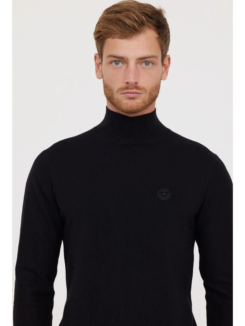 Lee Cooper   Pull manches longues coton regular CERIO   Noir
