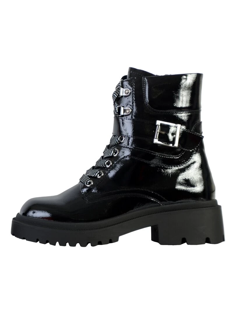 Boots Cuir The Divine Factory Noir