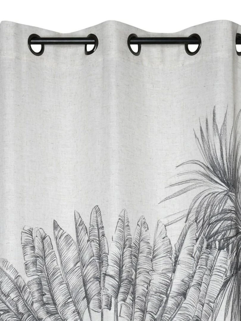 Rideau à œillets 140x260 cm Orissa naturel Beige