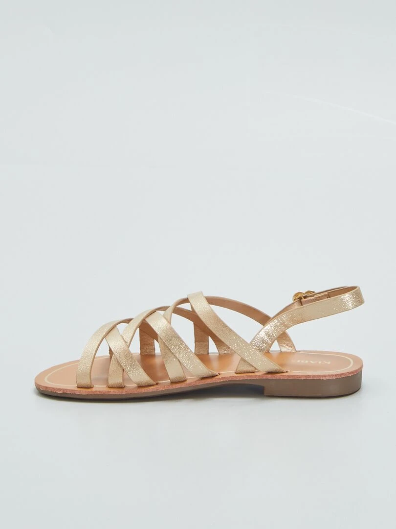 Sandales à brides   JAUNE