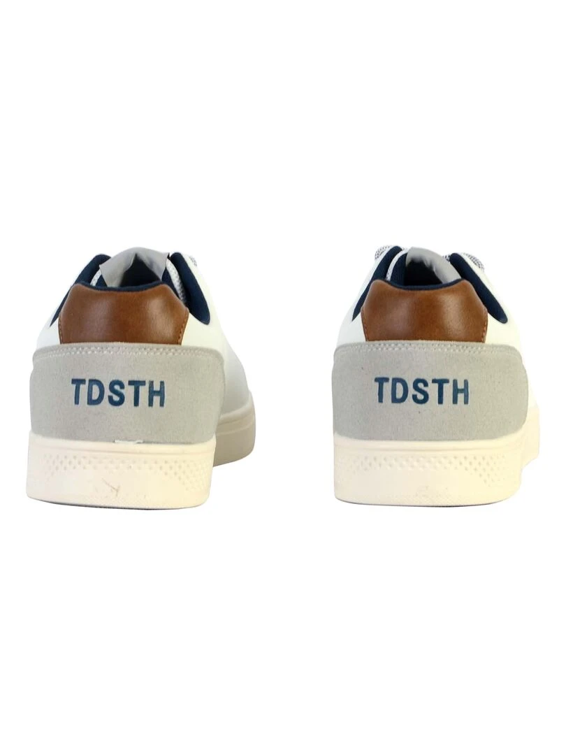 Basket Cuir Teddy Smith   Marron