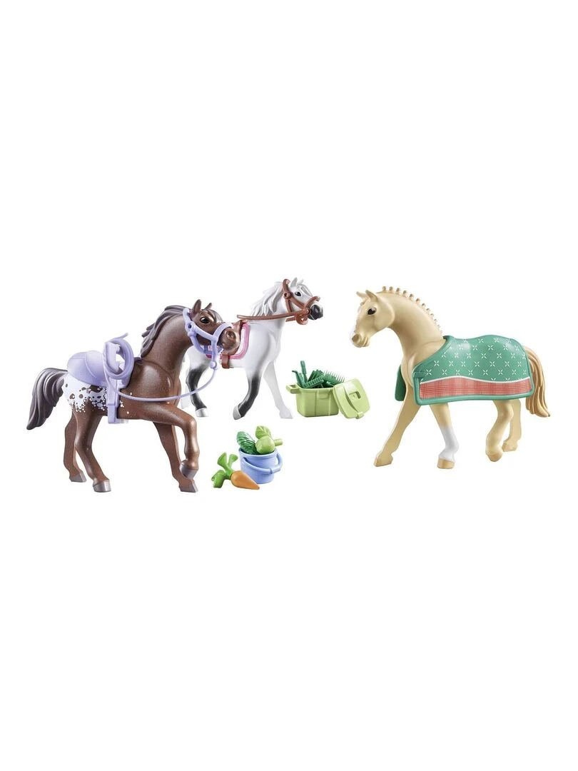 Horses of Waterfall 3 chevaux : Morgan  Quarter Horse & Shagya   N/A