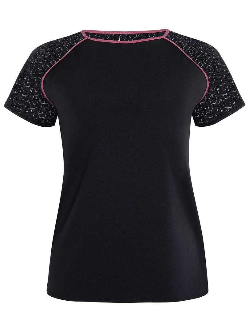 T shirt de sport manches courtes Playful   Noir