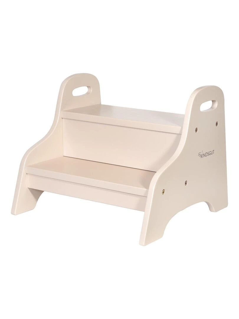 Marchepied enfant en bois Beige