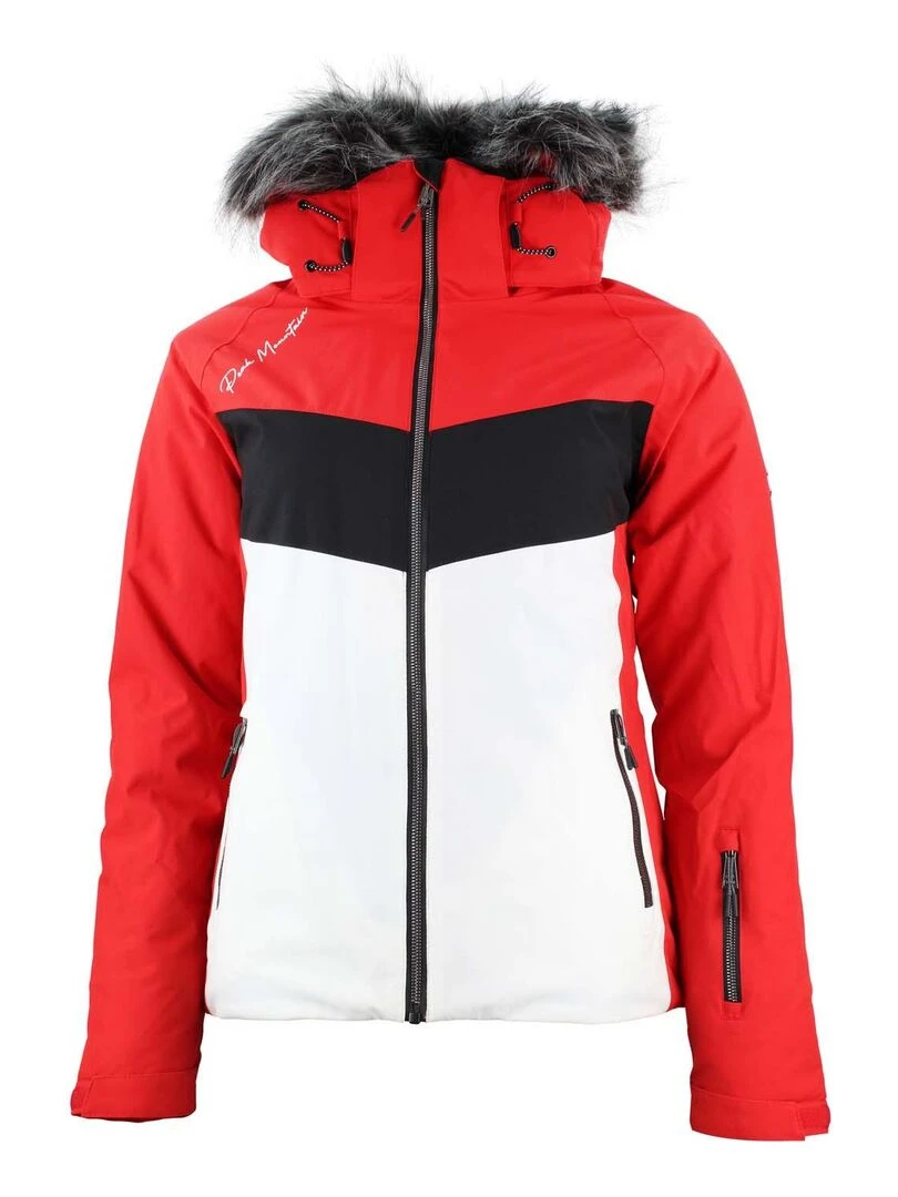 Blouson de ski femme AFIDOL   Rouge