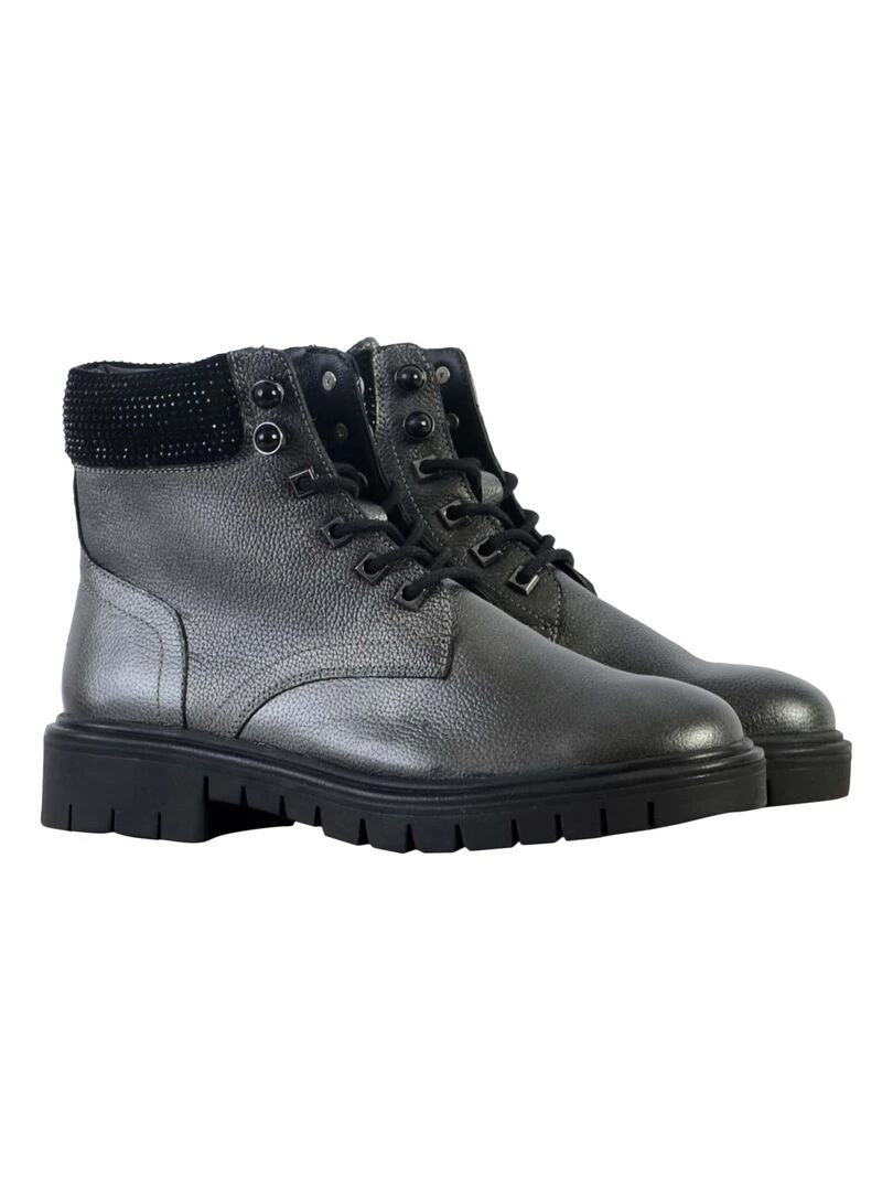 Bottine Cuir Kaporal Zalma   Gris