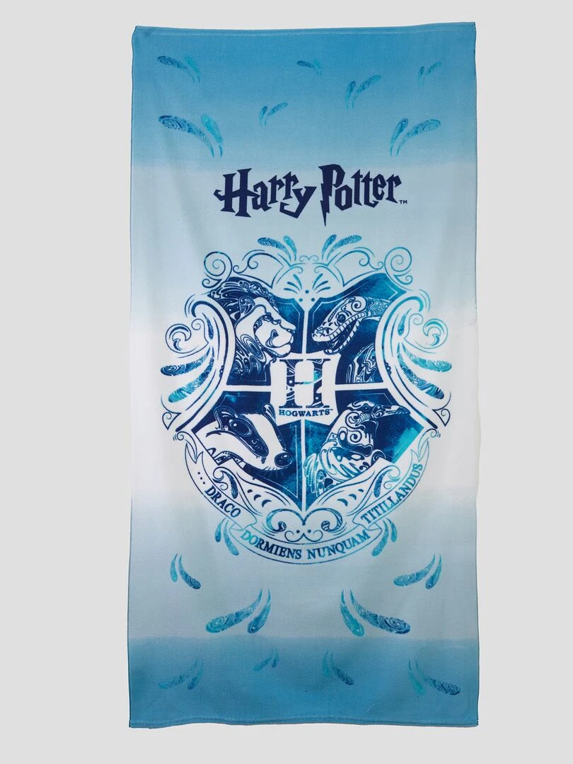 Serviette de plage 'Harry Potter' bleu
