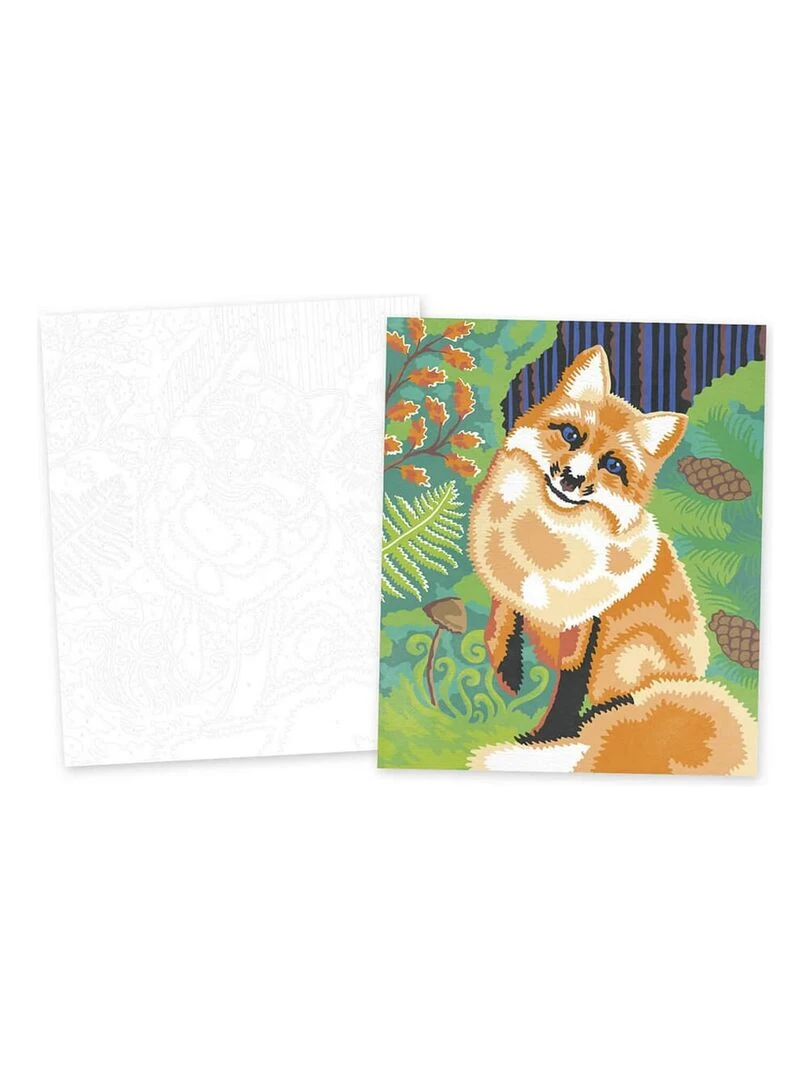 Peinture Au Numero Animaux De La Foret   N/A