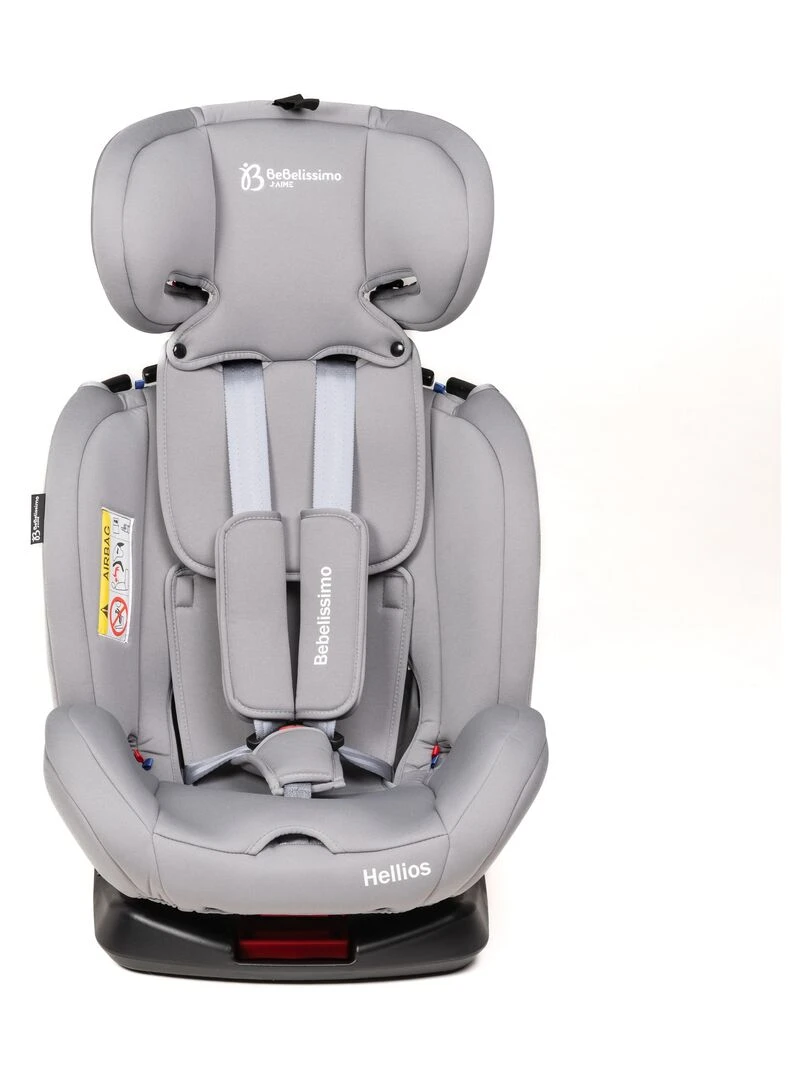 BEBELISSIMO   Siège auto Isofix   pivotant 360 °   groupe 0+/1/2/3   (0 36kg)  Hellios   gray /gray   Gris