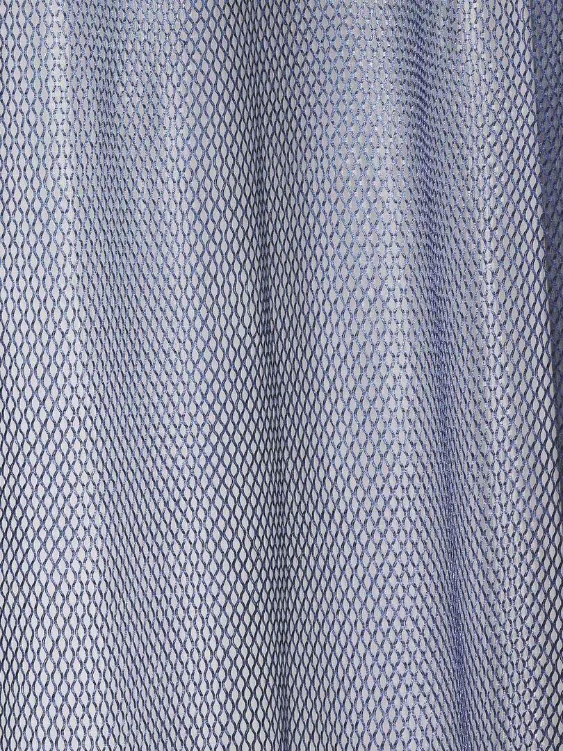 Voilage en organza fantaisie Effet "résille" Bleu