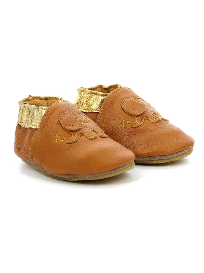 Chaussons Cuir Cuteelefant Crp Marron