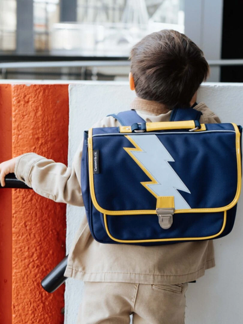 Cartable maternelle Eclair marine   Bleu