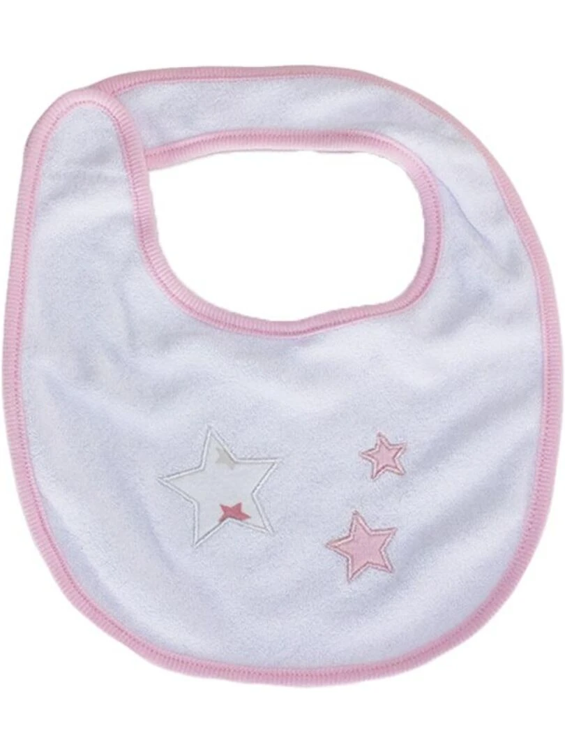 Bavoir "NEONAT2.0"LES CHATOUNETS Rose