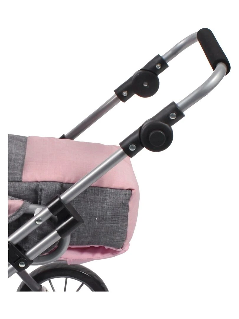 Poussette Smarty Gris Clair Rose   N/A