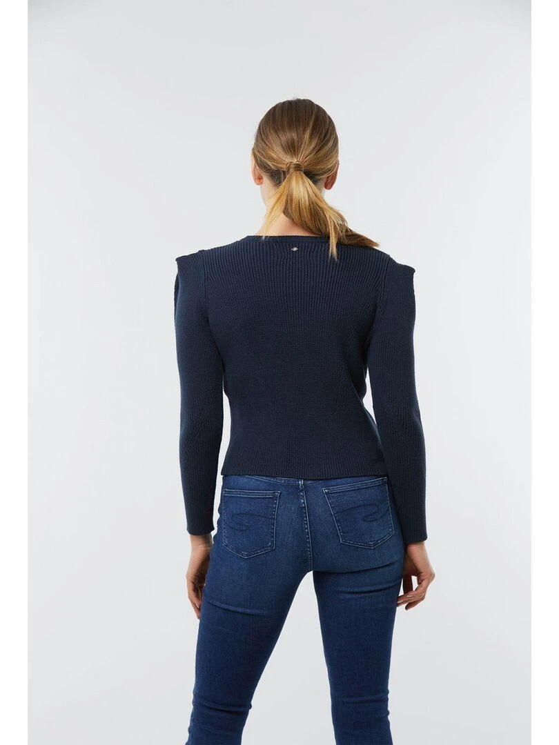 Lee Cooper Pull coton COCOON Bleu marine