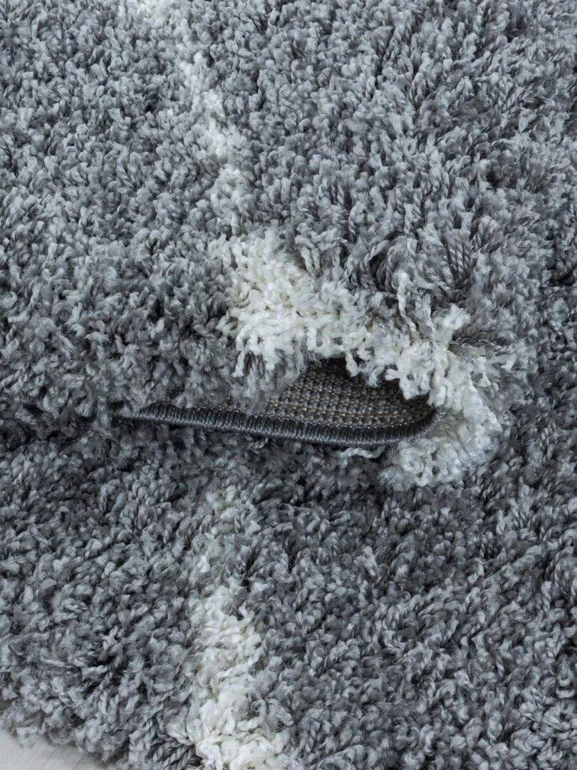 Tapis shaggy SCANDINAV A OEKO TEX®   Gris