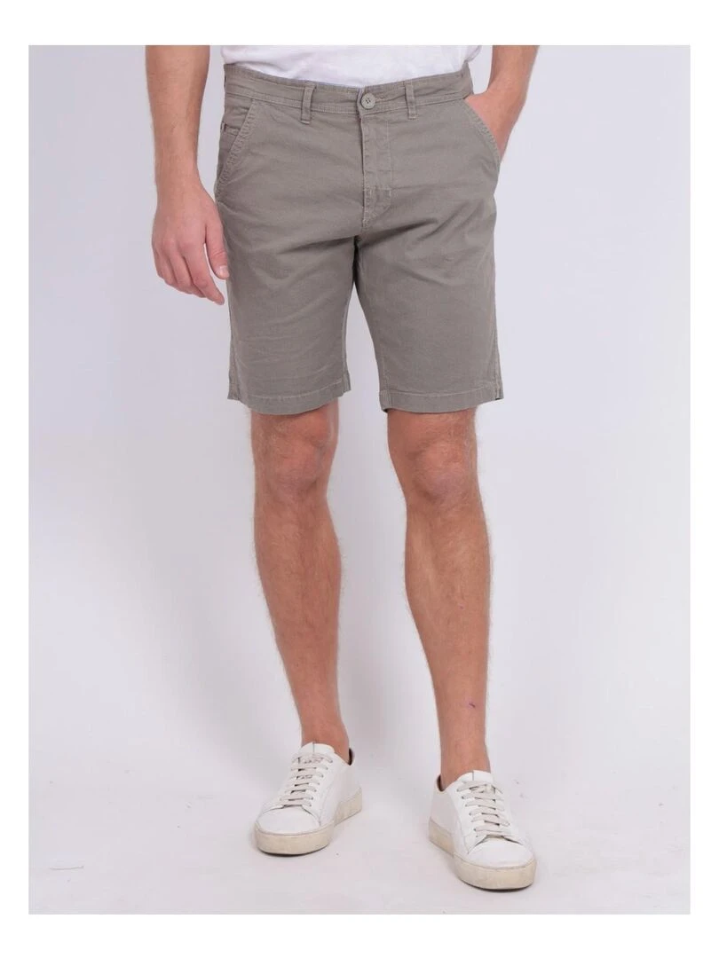 Bermuda chino BIXENTE Gris clair