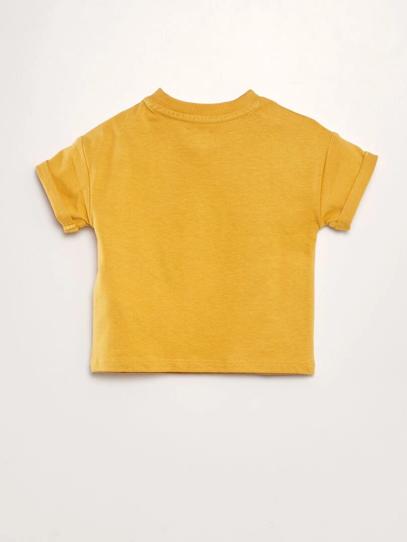 T shirt en coton 'Disney'   Jaune Simba