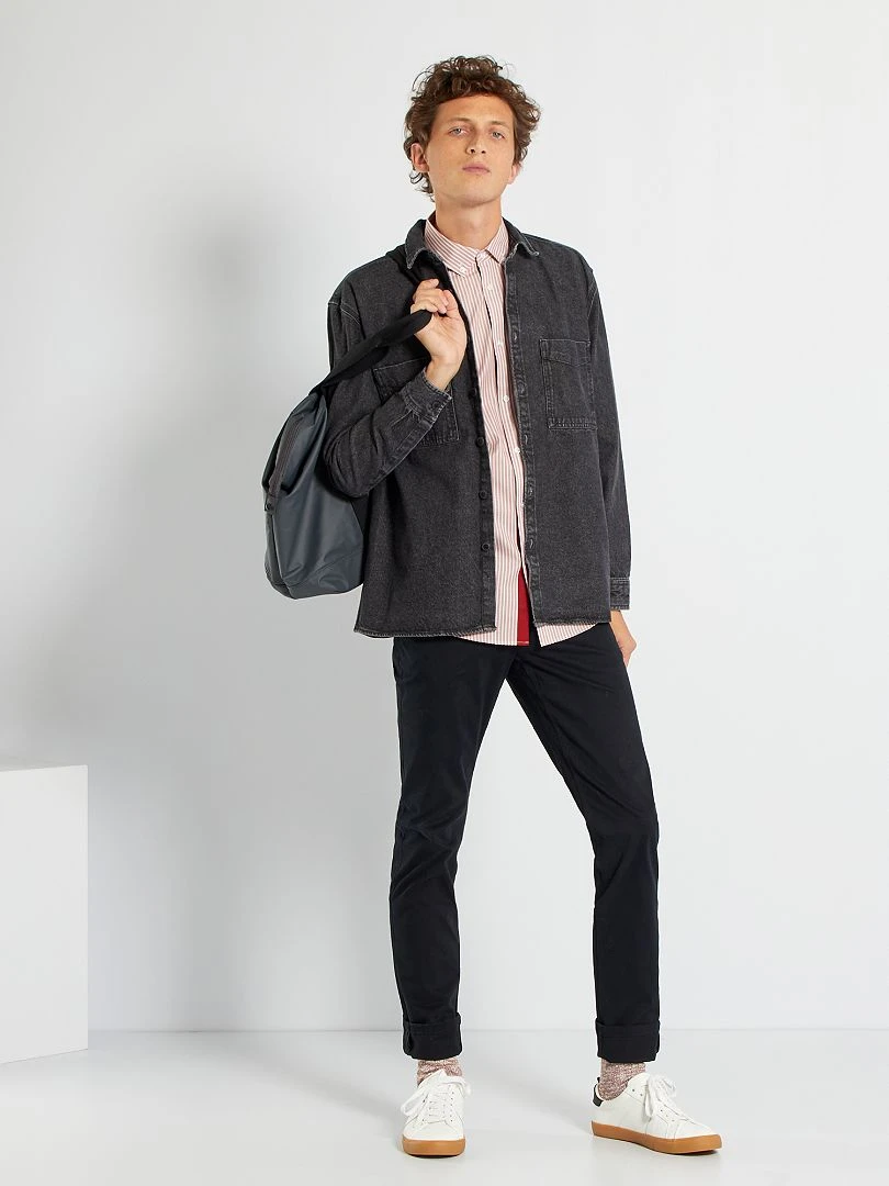 Chino slim L34 noir