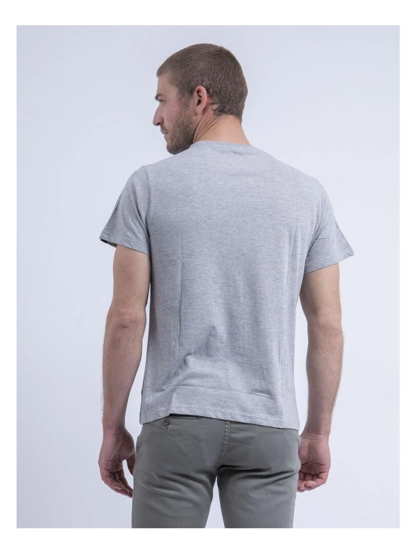 T shirt col rond NUSKINO Gris