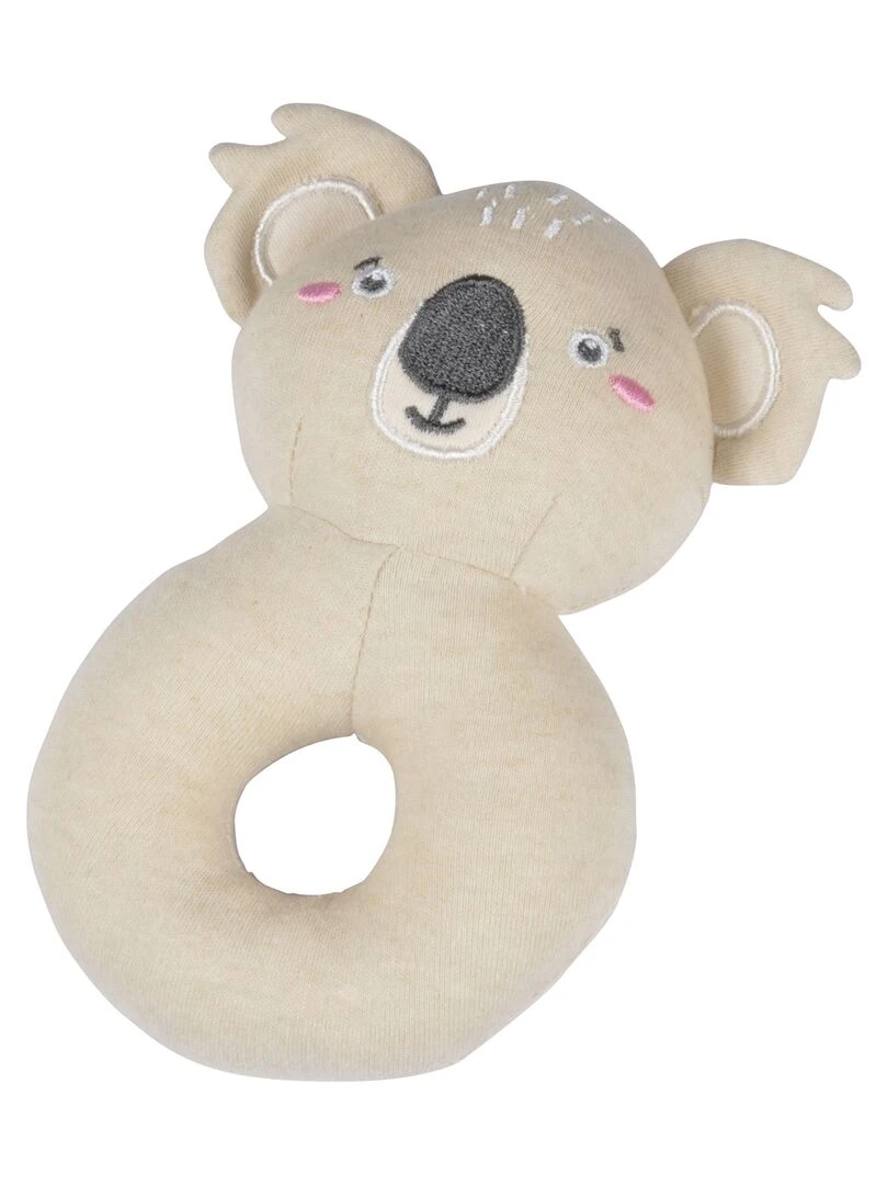 Peluche doudou coton bio Koala Beige