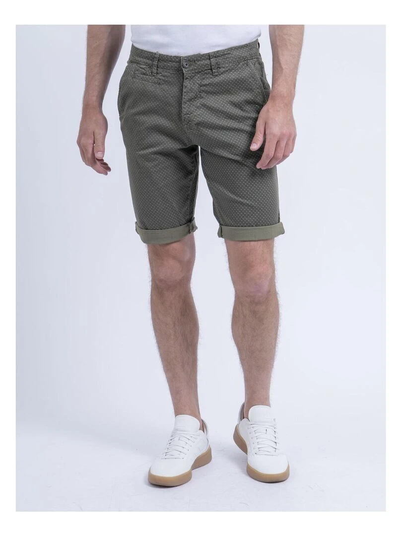 Bermuda chino motifs BOLSAN Kaki