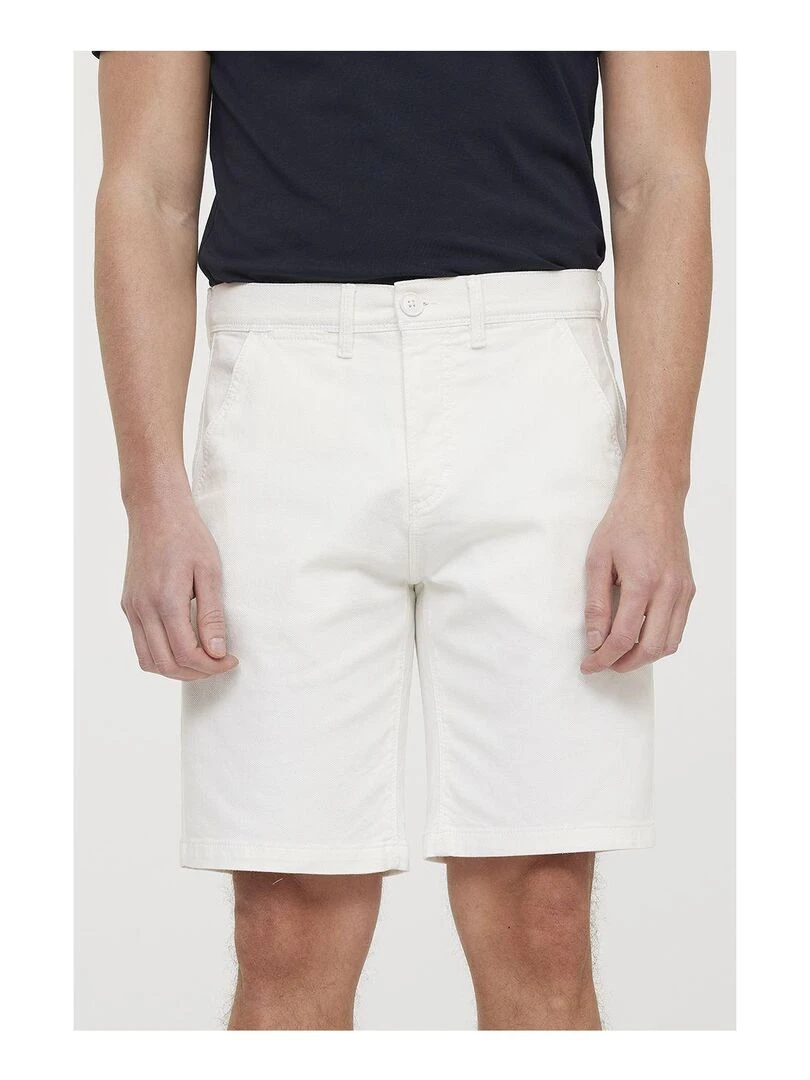 Lee Cooper   Short coton regular NASHO   Blanc