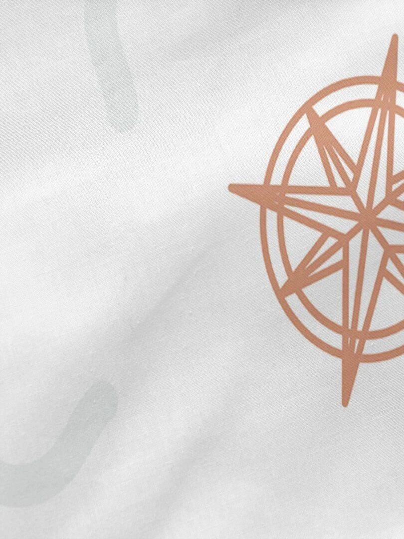 Drap housse World map "Happyfriday"   Blanc