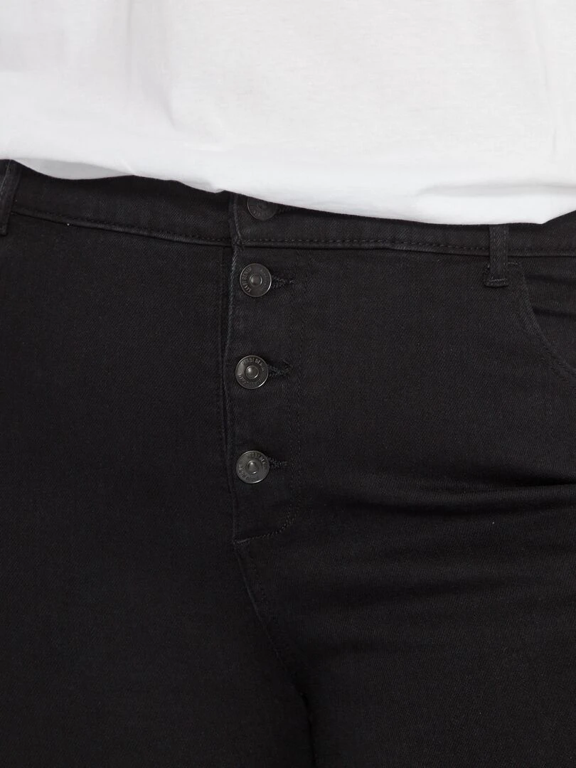 Jean skinny taille haute   Noir