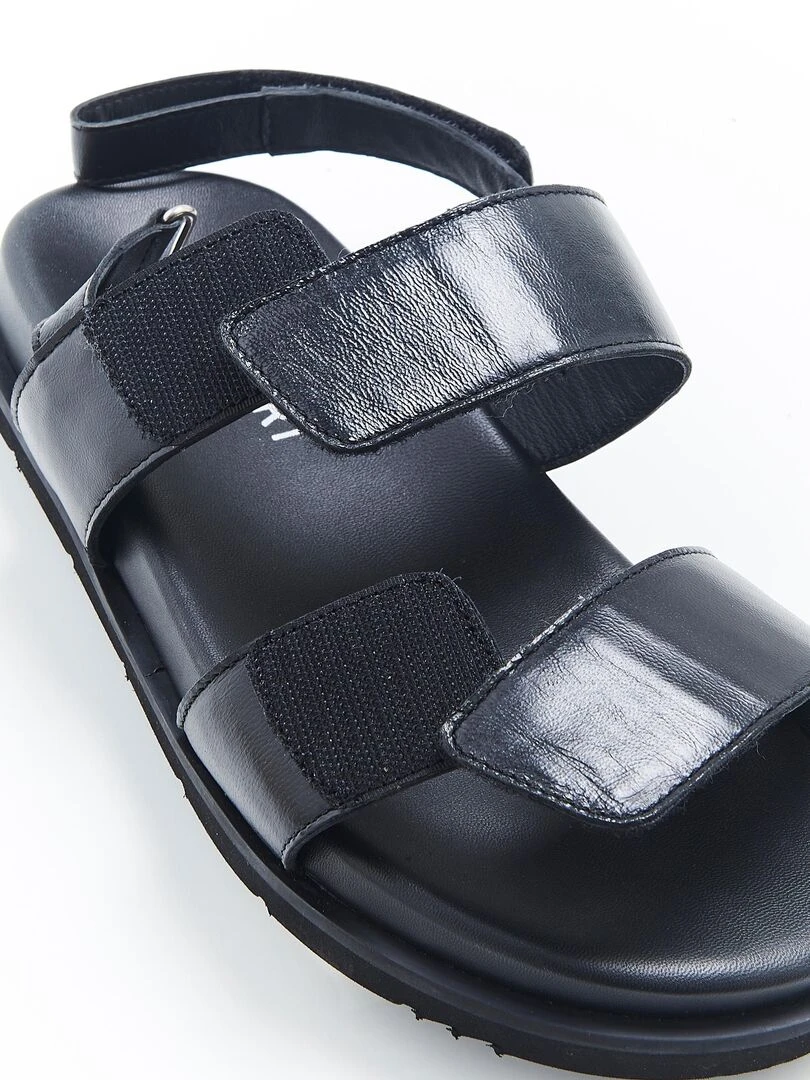 Sandales ouverture totale Piedical   Damart   Noir