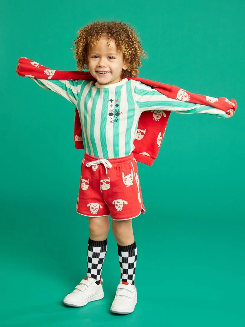 Short à taille élastiquée X Little Bad Wolf Mixte ROSE