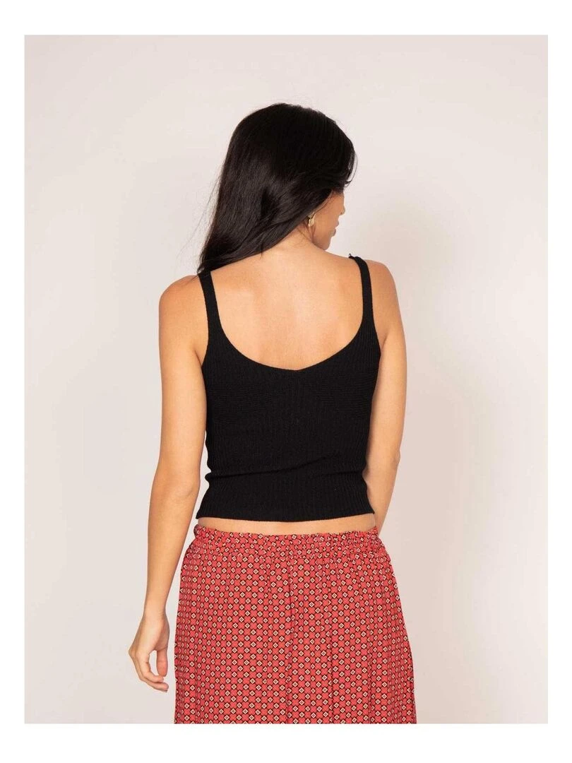 Debardeur maille FERIEL Noir