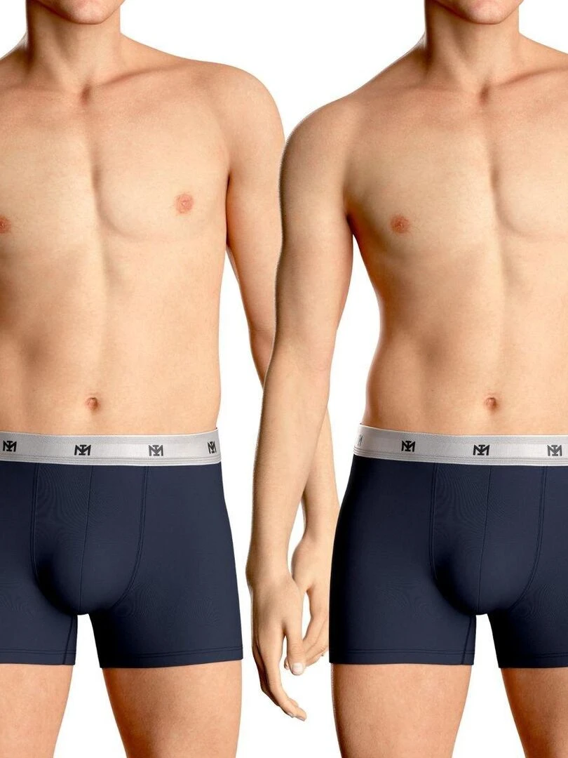 Lot de 2 boxers Capello Bleu