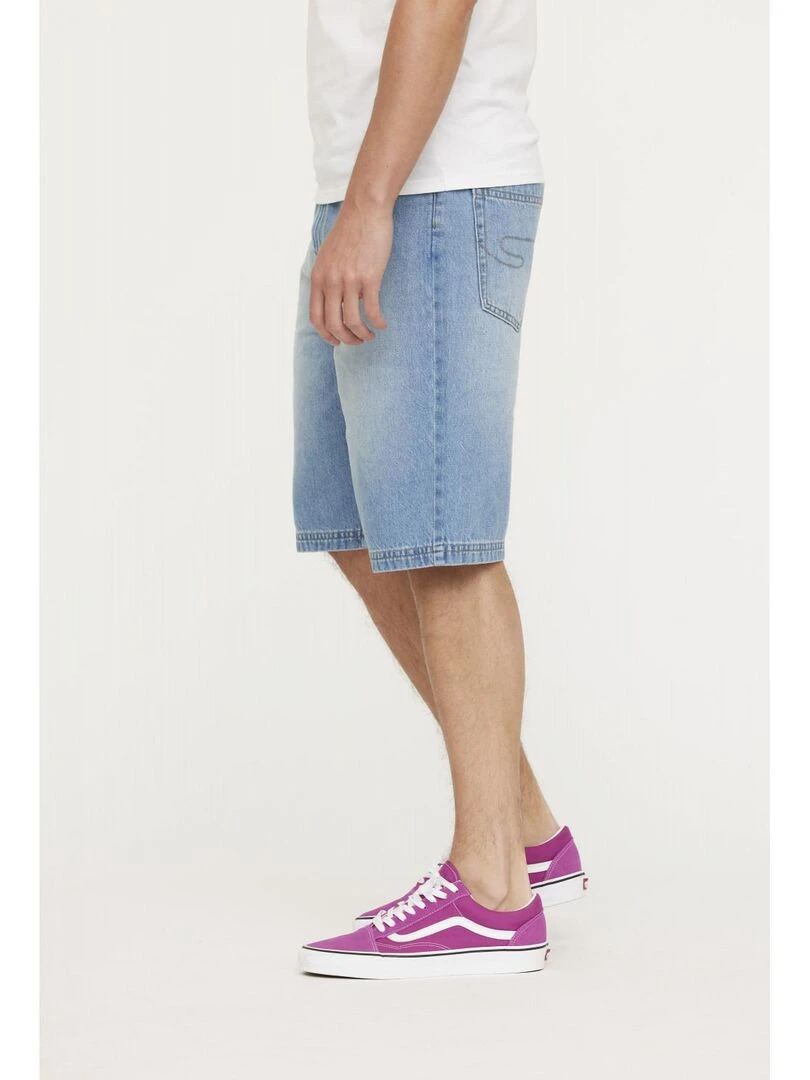 Lee Cooper Short coton regular NACKS Bleu ciel