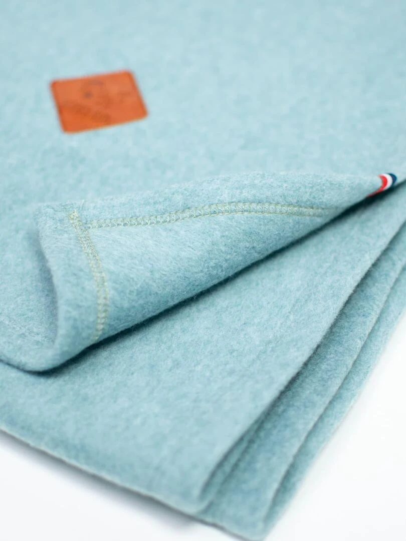 Couverture polaire 100% coton ultra doux Vert