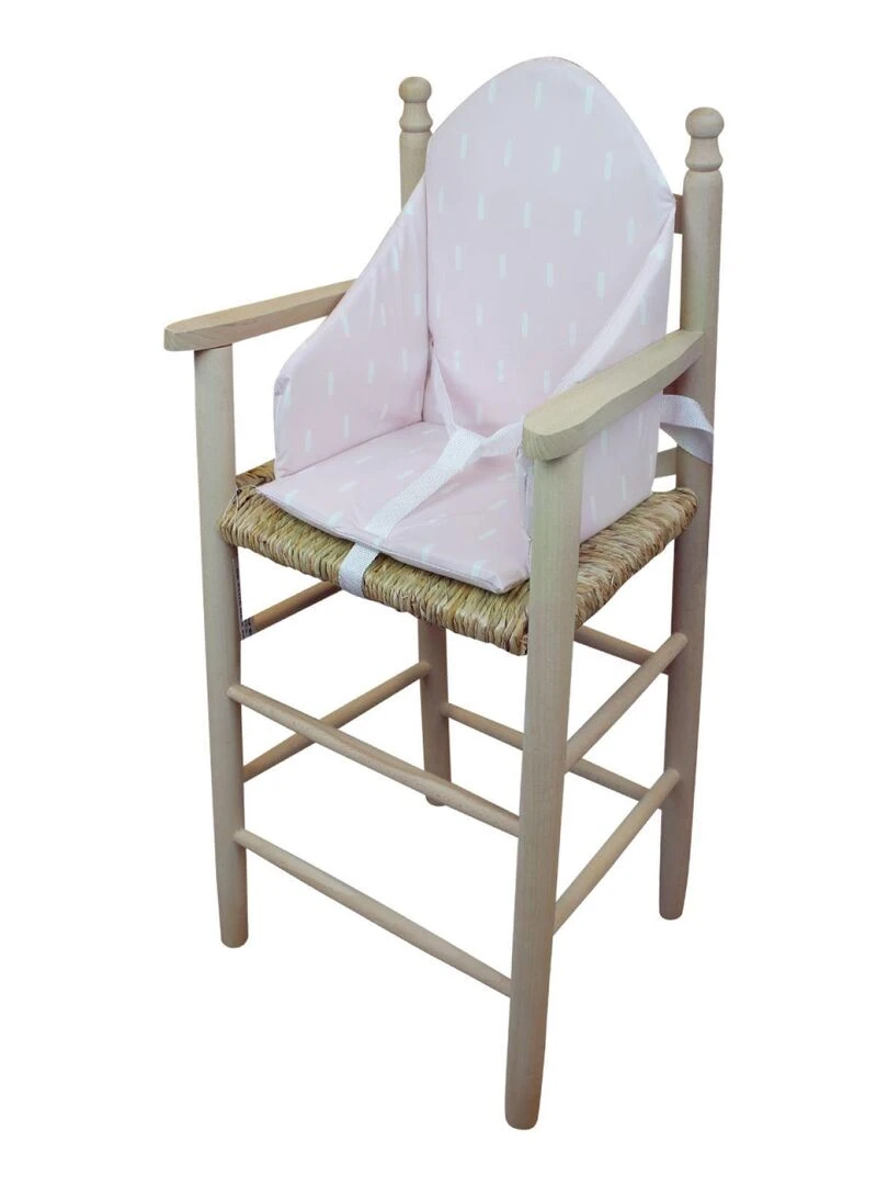 Coussin d'assise universel Miam avec harnais pour chaise haute bébé   Monsieur Bébé   Rose